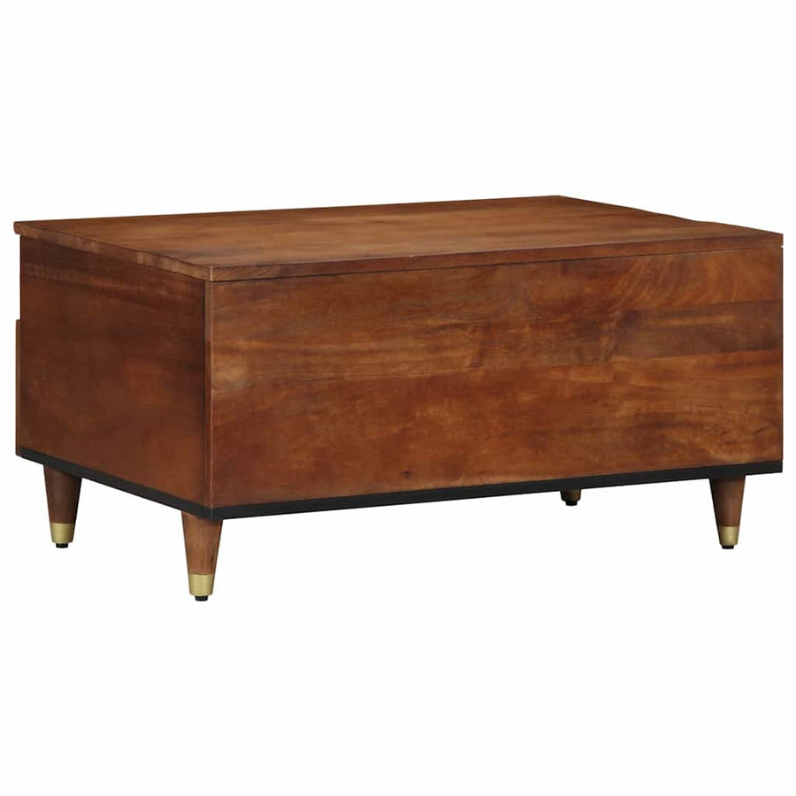 Salontafel Honingbruin 80 x 54 x 40 cm Massief Mango Hout