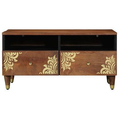 Salontafel Honingbruin 80 x 54 x 40 cm Massief Mango Hout