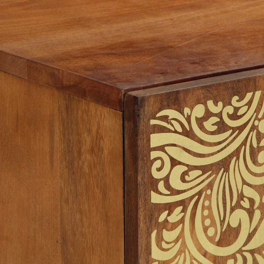 TV-kast Honingbruin 105 x 33 x 46 cm Massief Mango Hout