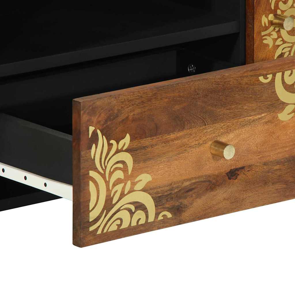TV-kast Honingbruin 105 x 33 x 46 cm Massief Mango Hout