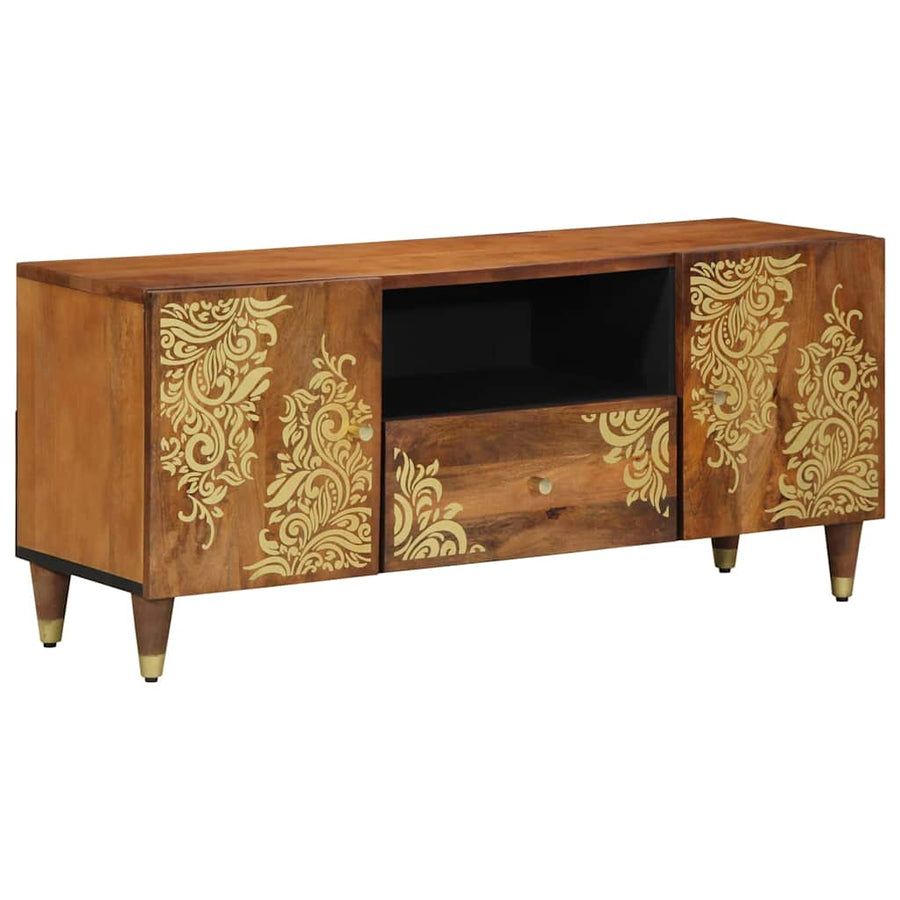 TV-kast Honingbruin 105 x 33 x 46 cm Massief Mango Hout