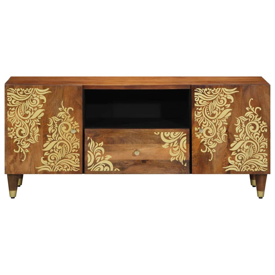 TV-kast Honingbruin 105 x 33 x 46 cm Massief Mango Hout