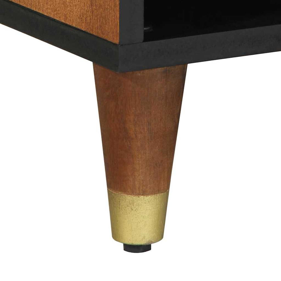 TV-kast Honingbruin 100 x 33 x 46 cm Massief Mango Hout