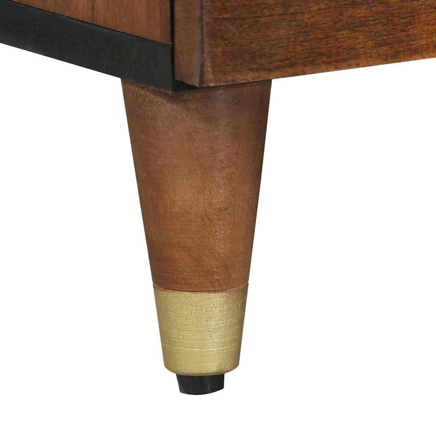 TV-kast Honingbruin 100 x 33 x 46 cm Massief Mango Hout