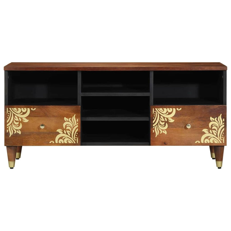 TV-kast Honingbruin 100 x 33 x 46 cm Massief Mango Hout