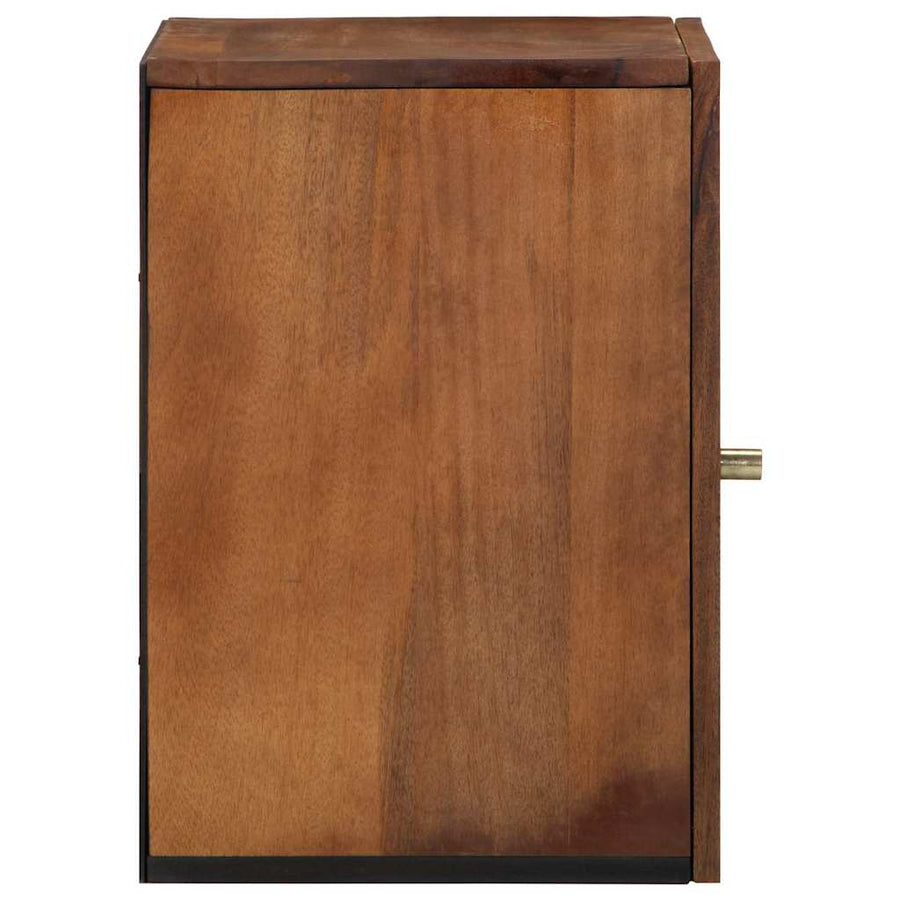 Wandkast Honingbruin 38 x 33 x 48 cm Massief Mango Hout