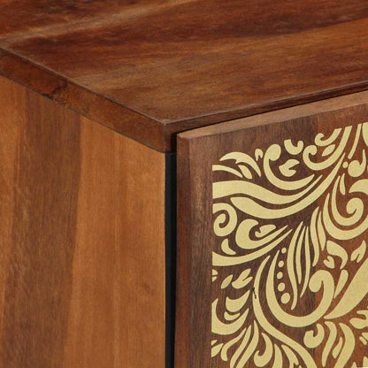Badkamerkast 38 X 33 X 58 Cm Massief Mango Hout Honingbruin
