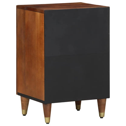 Badkamerkast 38 X 33 X 58 Cm Massief Mango Hout Honingbruin