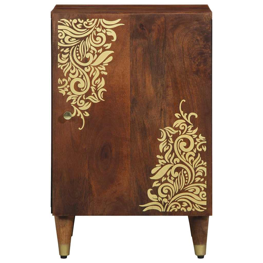 Badkamerkast 38 X 33 X 58 Cm Massief Mango Hout Honingbruin