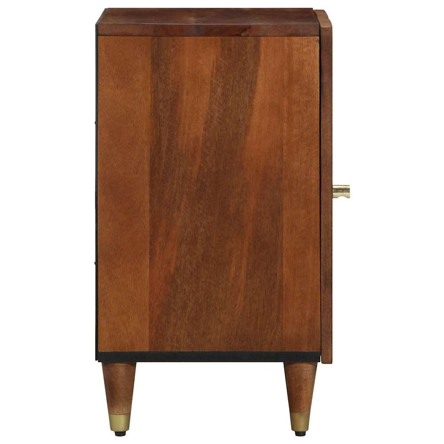 Badkamerkast 38 X 33 X 58 Cm Massief Mango Hout Honingbruin