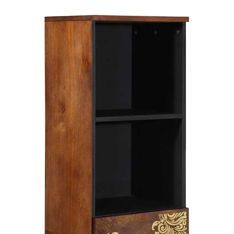 Badkamerkast Honingbruin 38 x 33 x 160 cm Massief Mango Hout