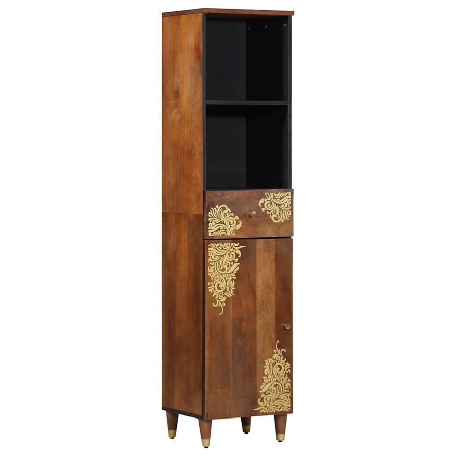 Badkamerkast Honingbruin 38 x 33 x 160 cm Massief Mango Hout