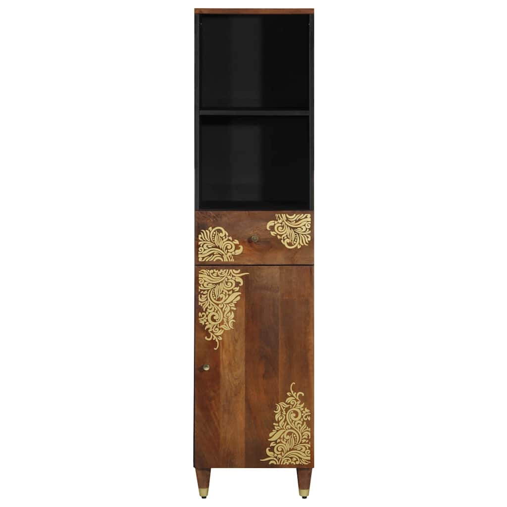 Badkamerkast Honingbruin 38 x 33 x 160 cm Massief Mango Hout