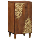 Sideboard with shelf Brown 40 x 33 x 75 cm Solid Mango Wood