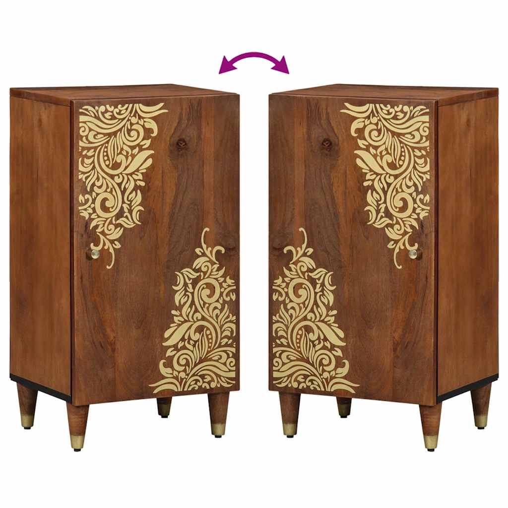 Dressoir met plank Bruin 40 x 33 x 75 cm Massief Mango Hout
