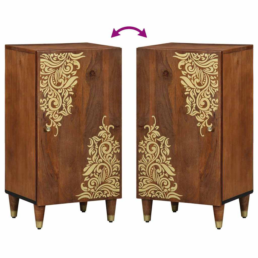 Dressoir met plank Bruin 40 x 33 x 75 cm Massief Mango Hout