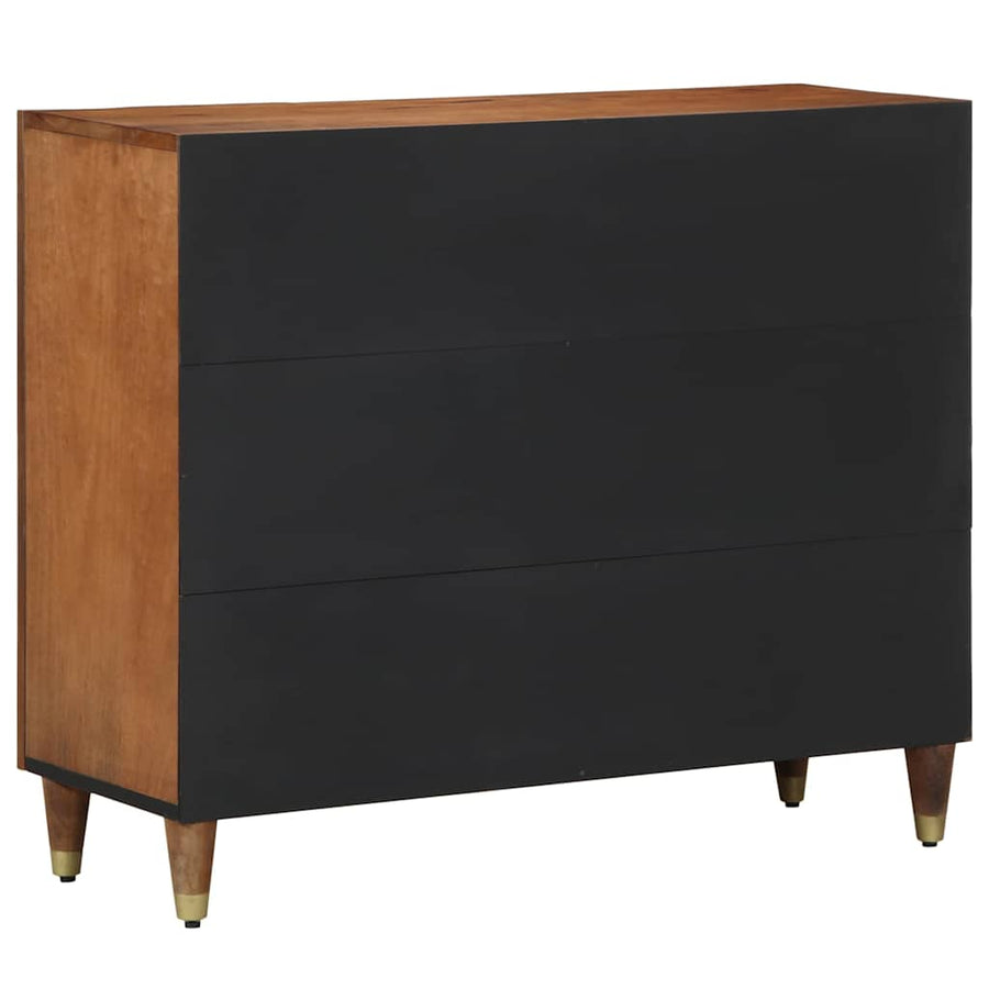 Dressoir met plank Bruin 90 x 33 x 75 cm Massief Mango Hout