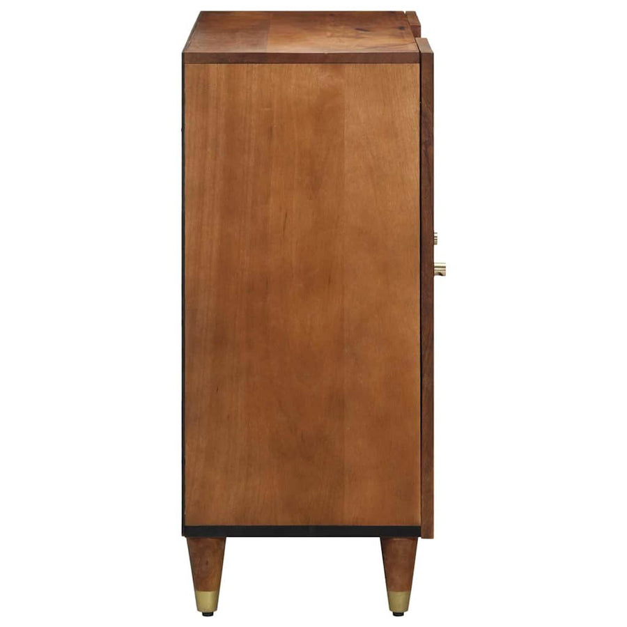 Dressoir met plank Bruin 90 x 33 x 75 cm Massief Mango Hout