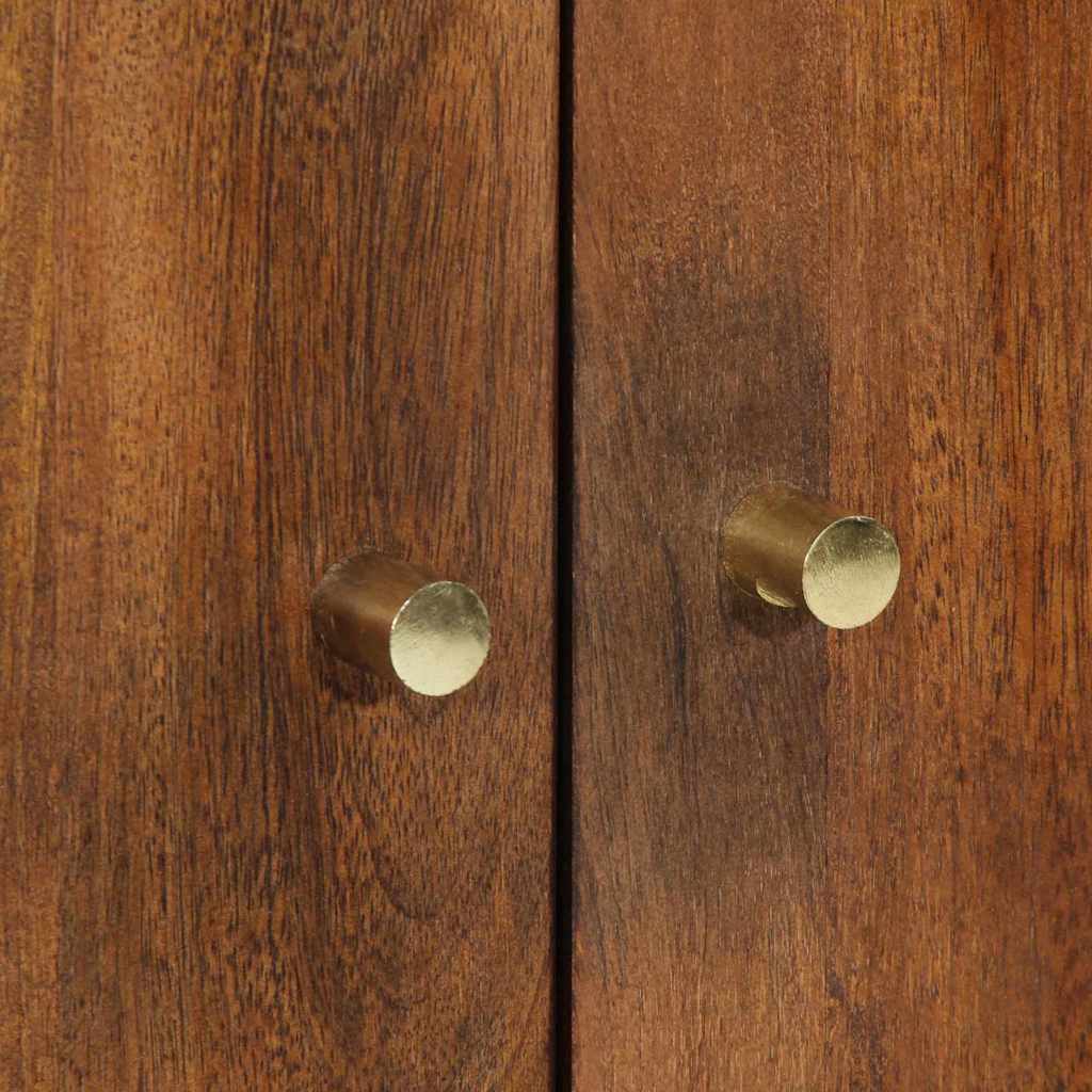 Hoge kast met lade Bruin 60 x 33 x 100 cm Massief Mango Hout
