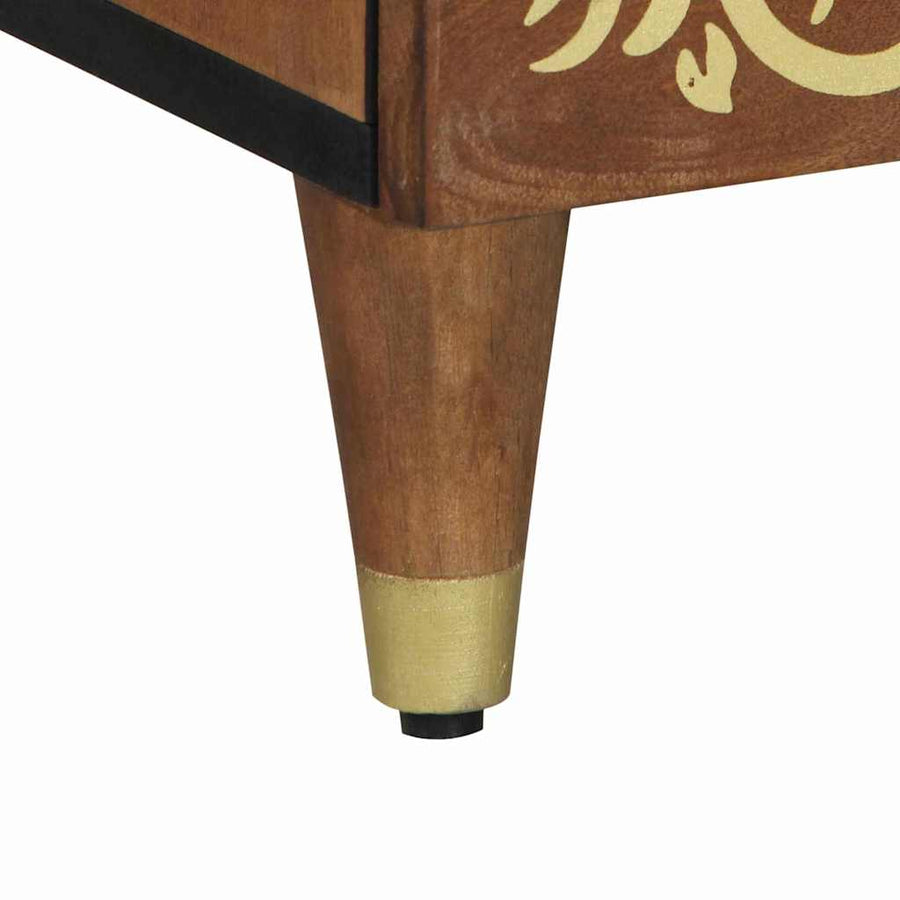 Hoge kast met lade Bruin 60 x 33 x 100 cm Massief Mango Hout