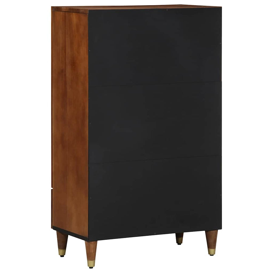 Hoge kast met lade Bruin 60 x 33 x 100 cm Massief Mango Hout