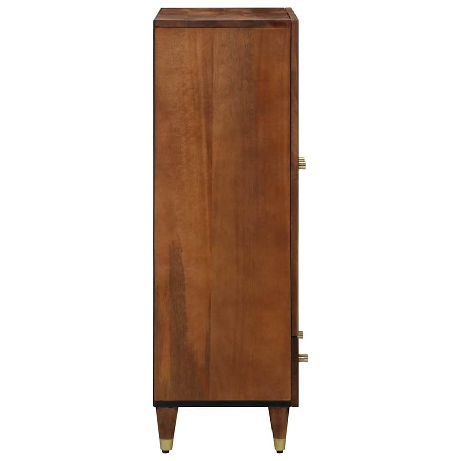 Hoge kast met lade Bruin 60 x 33 x 100 cm Massief Mango Hout