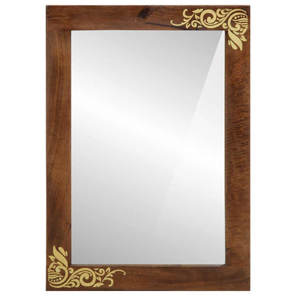 Badkamer Spiegel met spiegel Honingbruin 70 x 50 x 2,5 cm
