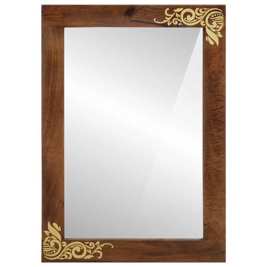 Badkamer Spiegel met spiegel Honingbruin 70 x 50 x 2,5 cm