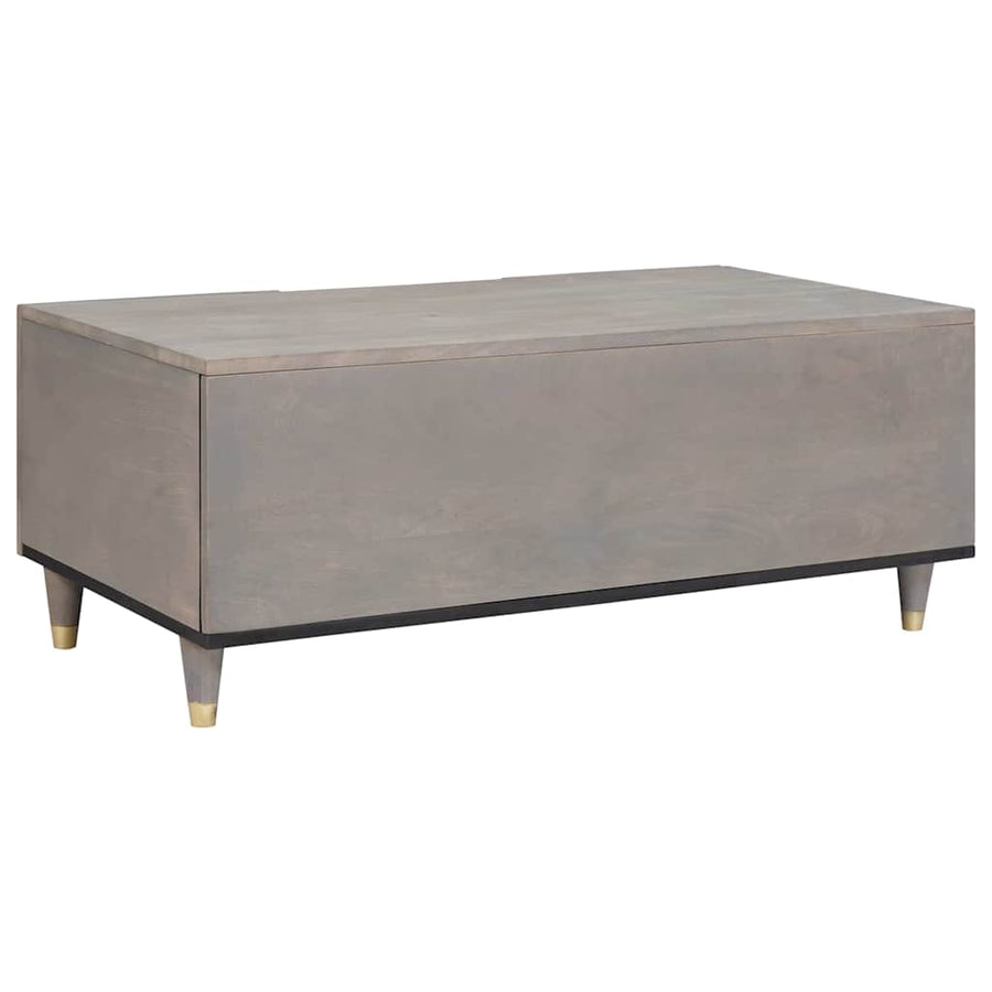 Salontafel Grijs 100 x 54 x 40 cm Massief Mango Hout