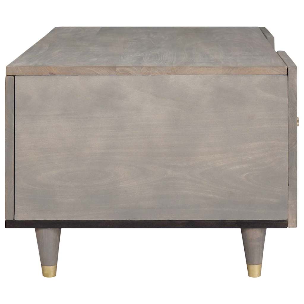 Salontafel Grijs 100 x 54 x 40 cm Massief Mango Hout