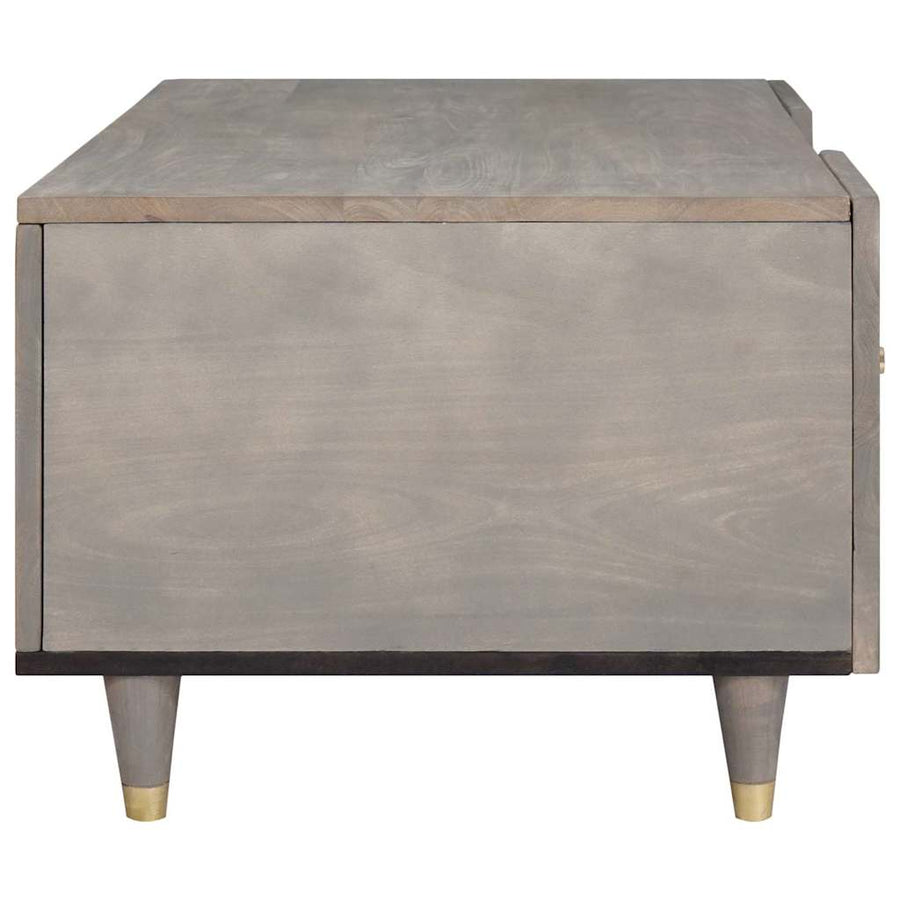 Salontafel Grijs 100 x 54 x 40 cm Massief Mango Hout