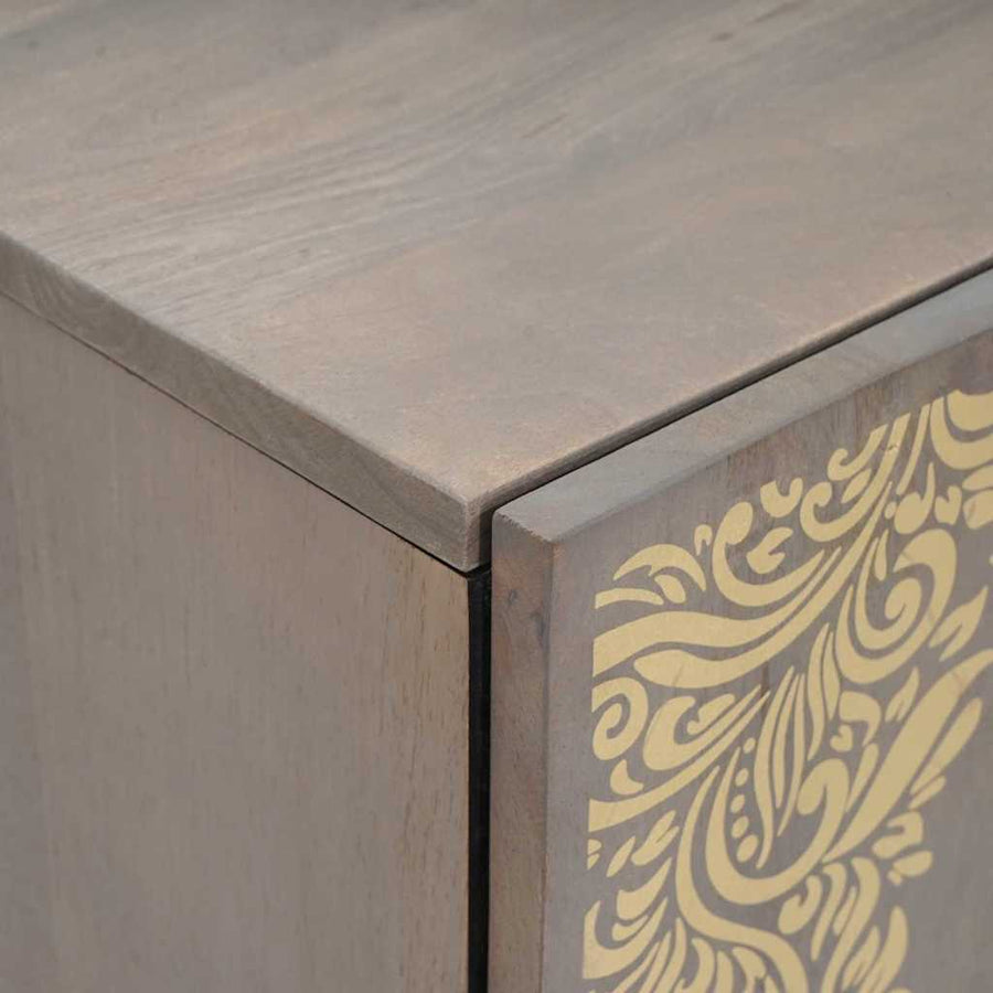 Wastafelkast Grijs 62 x 33 x 58 cm Massief Mango Hout