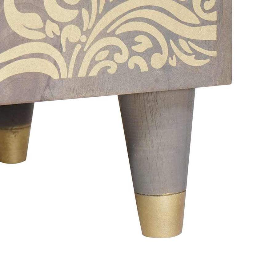 Badkamerkast Grijs 38 x 33 x 58 cm Massief Mango Hout