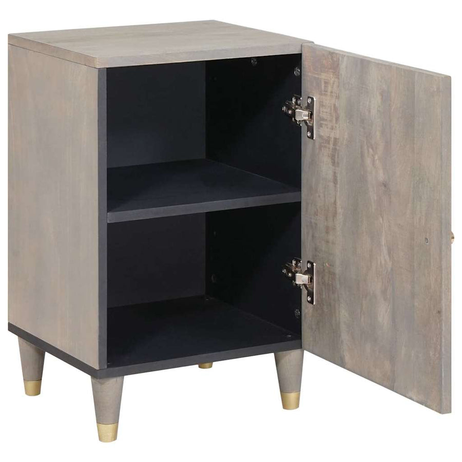 Badkamerkast Grijs 38 x 33 x 58 cm Massief Mango Hout