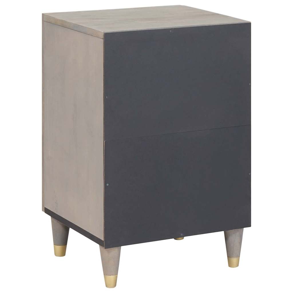 Badkamerkast Grijs 38 x 33 x 58 cm Massief Mango Hout