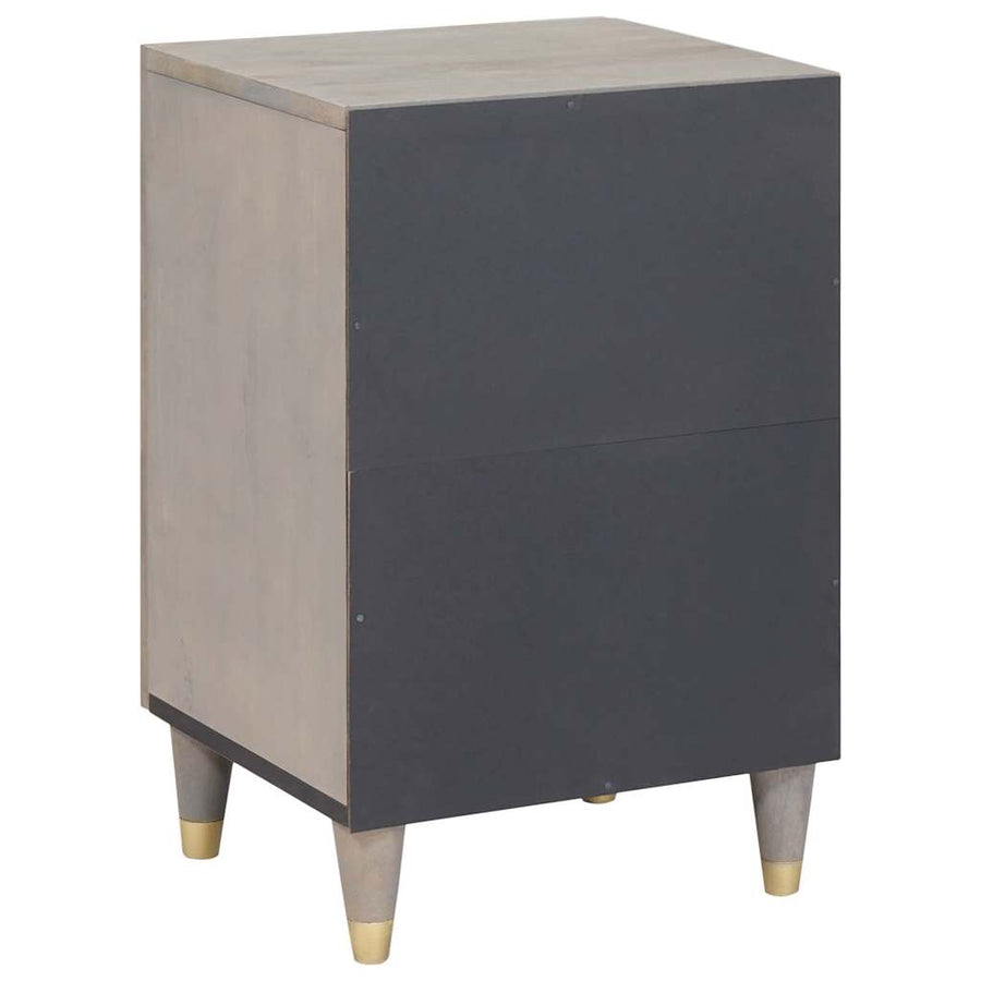 Badkamerkast Grijs 38 x 33 x 58 cm Massief Mango Hout