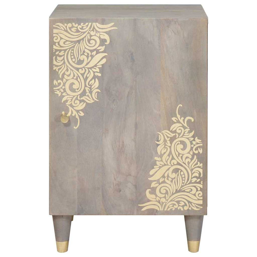 Badkamerkast Grijs 38 x 33 x 58 cm Massief Mango Hout