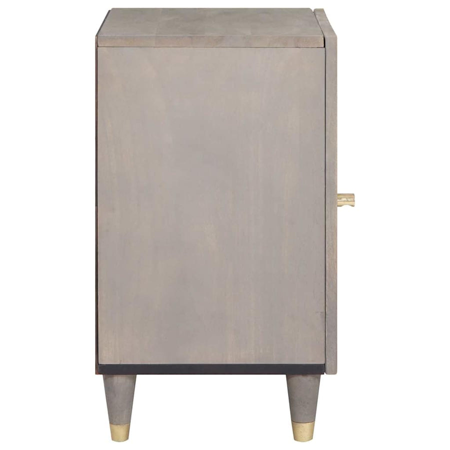 Badkamerkast Grijs 38 x 33 x 58 cm Massief Mango Hout