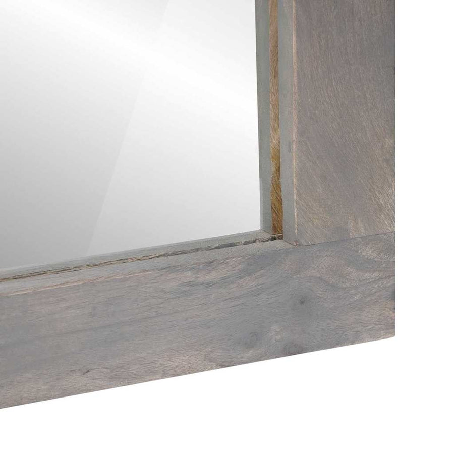 Badkamer Spiegel met spiegel Grijs 70 x 50 x 2,5 cm