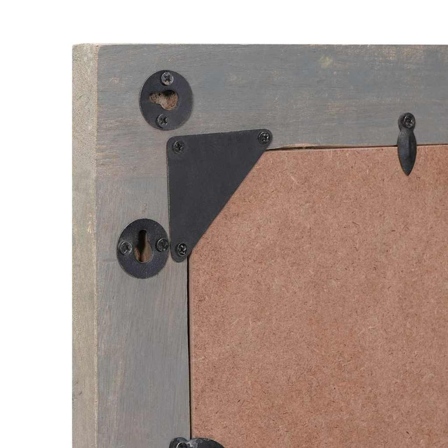 Badkamer Spiegel met spiegel Grijs 70 x 50 x 2,5 cm