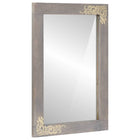 Bathroom Mirror with Mirror Grey 70 x 50 x 2.5 cm