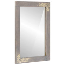 Badkamer Spiegel met spiegel Grijs 70 x 50 x 2,5 cm