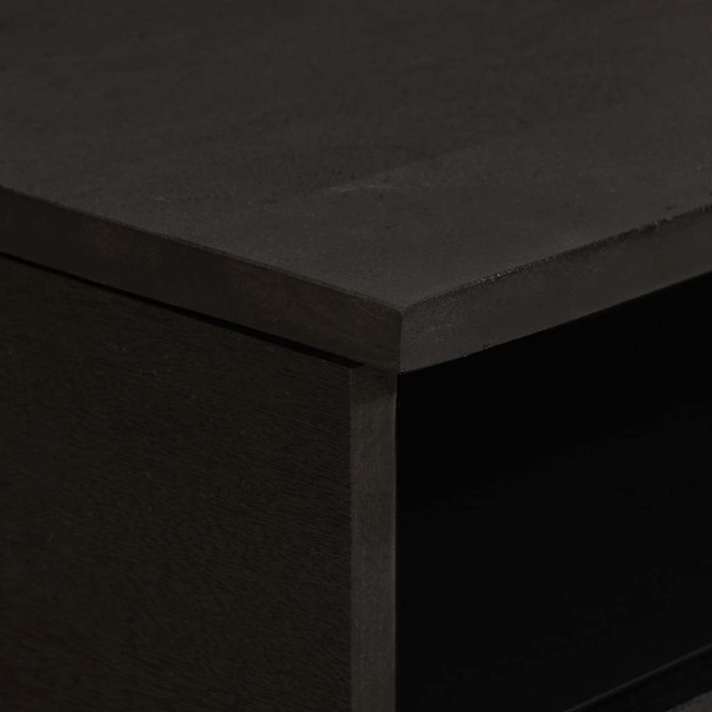 Salontafel met lade Zwart 80 x 54 x 40 cm Massief Mango Hout