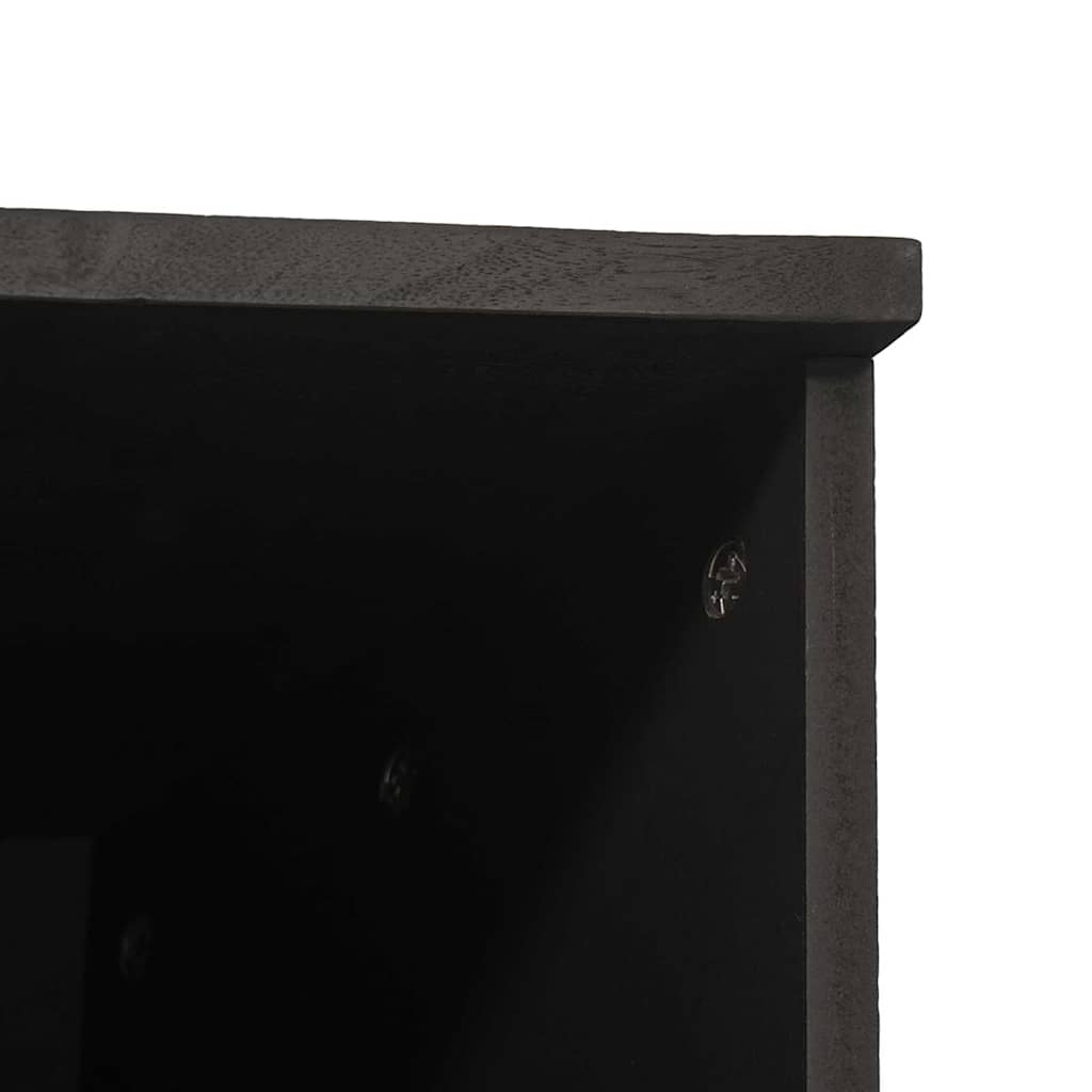 Dressoir met lade Zwart 38 x 33 x 160 cm Massief Mango Hout