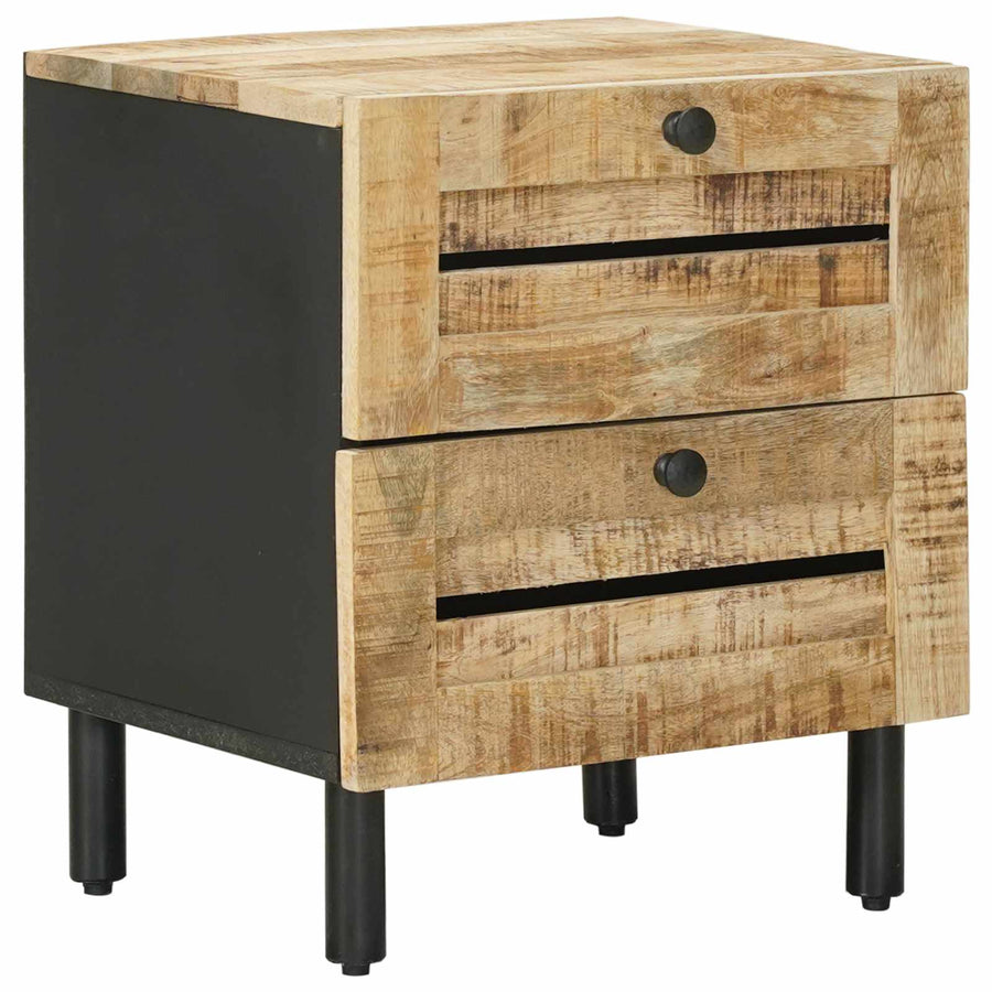 Nachtkastje Naturel 40 x 33 x 46 cm Massief Mango Hout