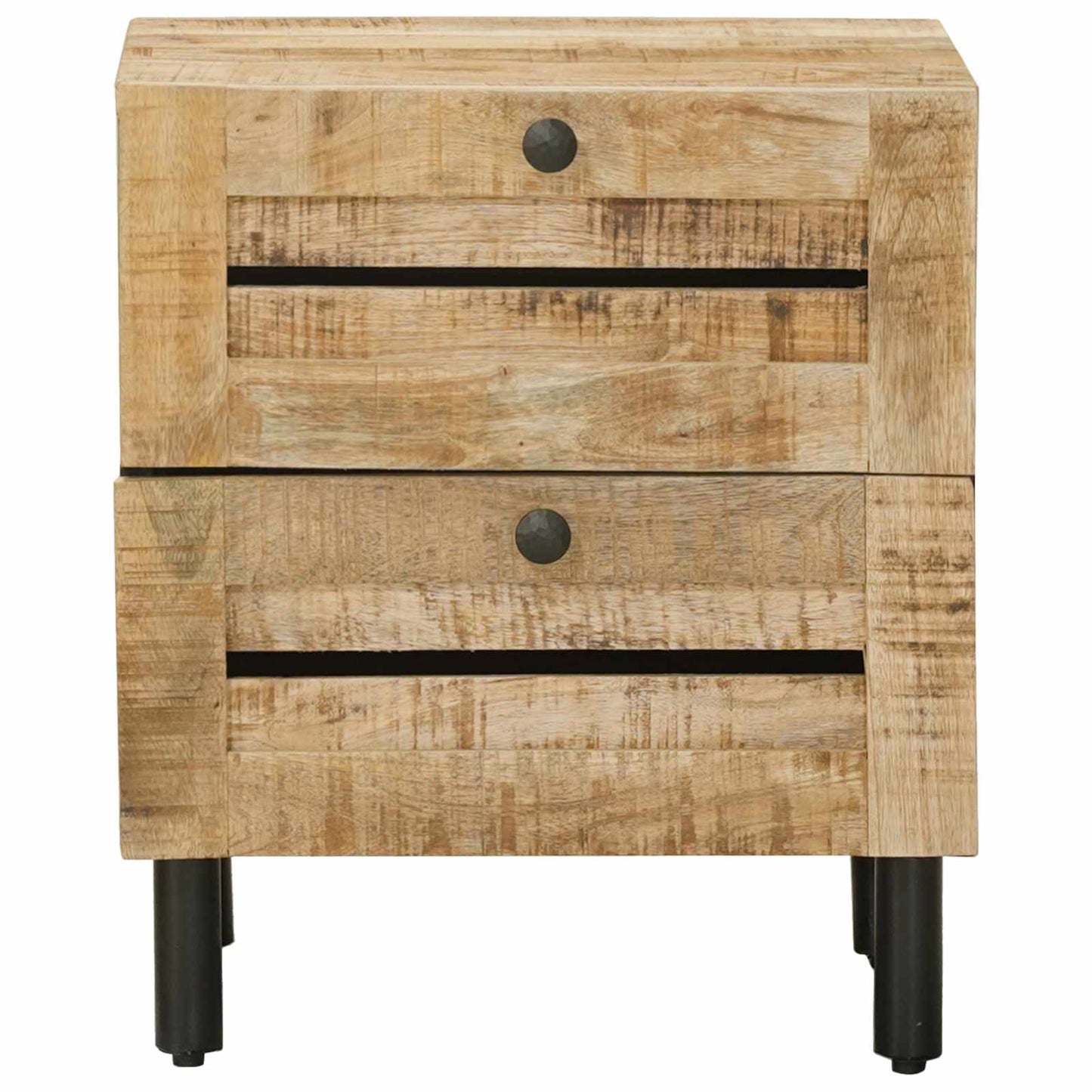 Nachtkastje Naturel 40 x 33 x 46 cm Massief Mango Hout