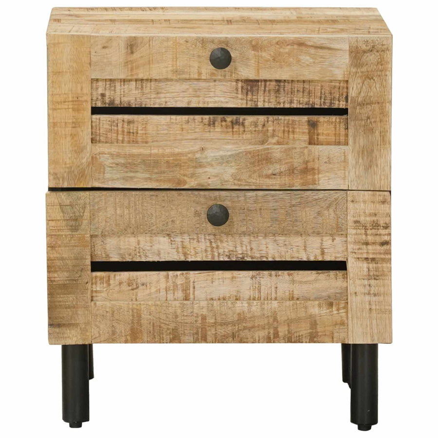 Nachtkastje Naturel 40 x 33 x 46 cm Massief Mango Hout
