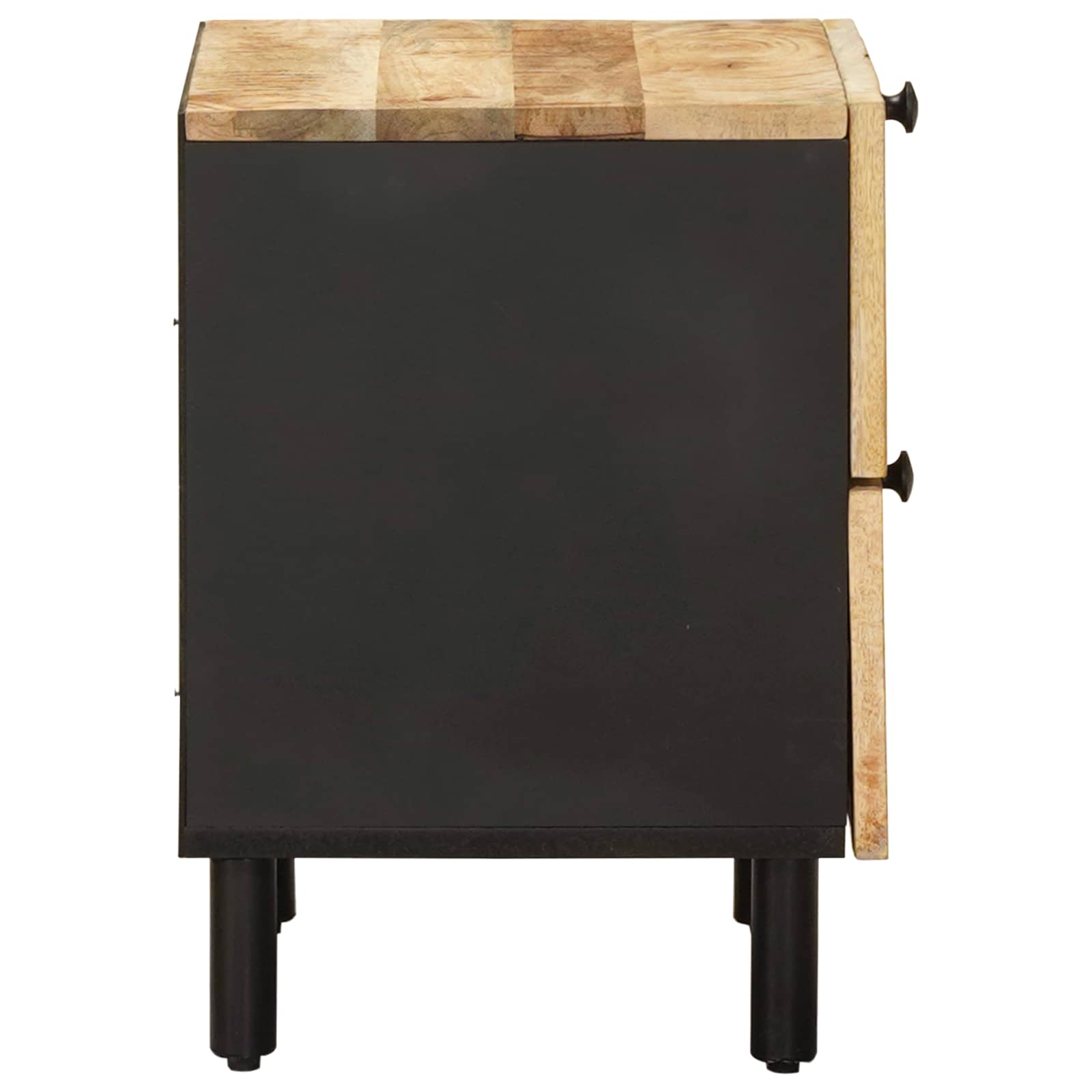 Nachtkastje Naturel 40 x 33 x 46 cm Massief Mango Hout