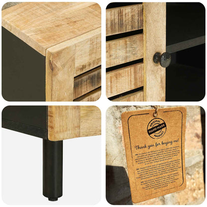 Opslagkasten Naturel 105 x 33 x 46 cm Massief Mango Hout