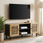TV-kast 105x33x46 cm massief mangohout naturel
